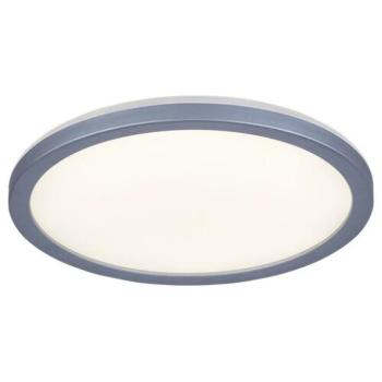 LED lámpatest , mennyezeti ,  backlight effect , 15W , természetes fehér , kerek , ezüst , IP44 , Rábalux , LAMBERT kép