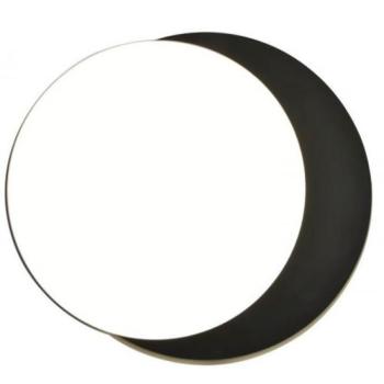 LED lámpatest , mennyezeti , oldalfali , billenthető , 24.3 W , kerek , 2in1 , matt fekete , kültéri , IP54 , LUTEC , GOLETA kép