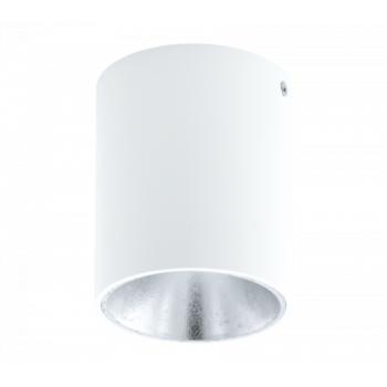 LED lámpatest , mennyezeti , spot , kerek , 3.3W , meleg fehér , fehér , ezüst ,  EGLO , POLASSO , 94504 kép