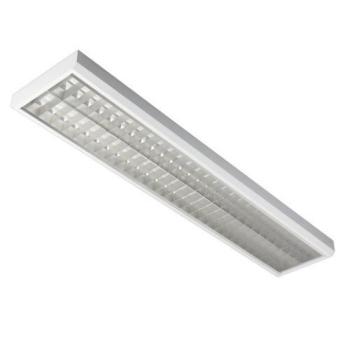 LED lámpatest , mennyezeti , tükrös , rácsos , 150 cm , 57W , természetes fehér kép