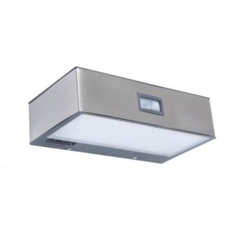 LED lámpatest , mozgásérzékelős , oldalfali , napelemes , 2W , természetes fehér , kültéri , IP44 , LUTEC , BRICK kép