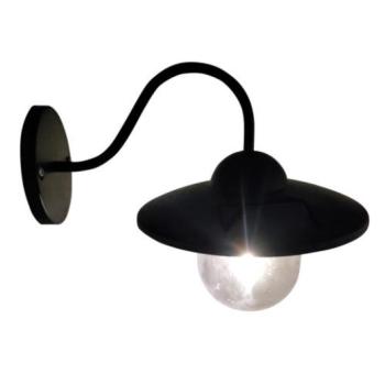 Led lámpatest , napelemes , fali , meleg fehér , kültéri , IP44 kép