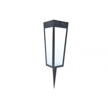 LED lámpatest , napelemes , földbe szúrható , RGB , CCT , matt fekete , kültéri , mozgásérzékelővel , IP44 , LUTEC connect , DIAS kép