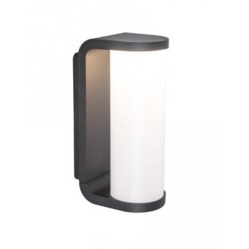 LED lámpatest , oldalfali , 10W , meleg fehér , szürke , kültéri , IP44 , LUTEC , ADALYN kép