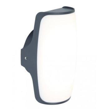 LED lámpatest , oldalfali , 13W , meleg fehér , szürke , kültéri , IP54 , LUTEC , SECO kép