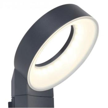 LED lámpatest , oldalfali , 14W , meleg fehér , fekete , kültéri , IP54 , LUTEC , MERIDIAN kép