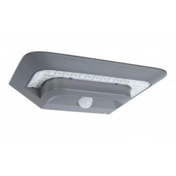LED lámpatest , oldalfali , 2W , napelemes , mozgásérzékelős , természetes fehér , kültéri , IP44 , LUTEC , GHOST SOLAR kép