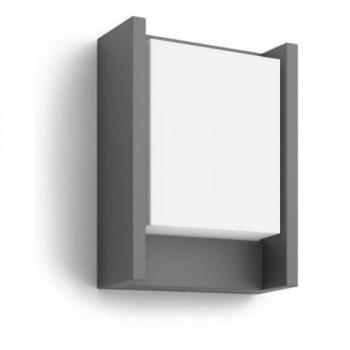 Led lámpatest , oldalfali , 6 Watt , meleg fehér , kültéri , IP44 , Philips , Arbour , 16460/93/16 kép