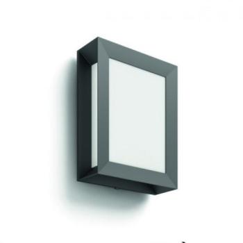 Led lámpatest , oldalfali , 6 Watt , meleg fehér , kültéri , IP44 , Philips , Karp , 17293/93/16 kép