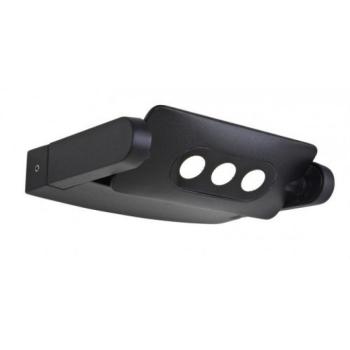 LED lámpatest , oldalfali , 9W , természetes fehér , szürke , kültéri , IP65 , LUTEC , MINI LEDSPOT kép