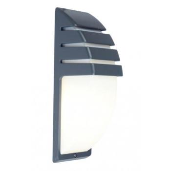 LED lámpatest , oldalfali , E27 , szürke , kültéri , IP44 , LUTEC , CITY kép