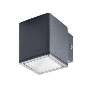 LED lámpatest , oldalfali , GU10 foglalat , antracit , kültéri , IP44 , GORI kép