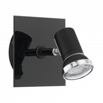 LED lámpatest , spot , 3 Watt , meleg fehér , üveg , fekete , IP44 , EGLO , TAMARA 1 , 33677 kép