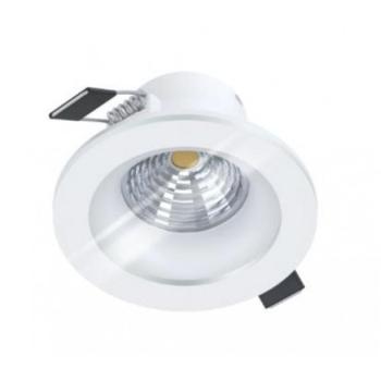 LED lámpatest , spot , 6W , süllyesztett ,  természetes fehér , dimmelhető , fehér/ átlátszó üveg , EGLO , SALABATE , 98241 kép