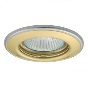 LED lámpatest , spot beépíthető keret, Horn CTC-3114 , gyöngyház arany , nikkel kép