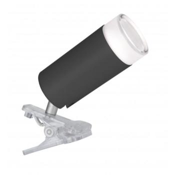 LED lámpatest , spot , csiptethető , GU10 , 4.7W , RGB , CCT , dimmelhető , fekete , LUTEC CONNECT , KLIPA kép