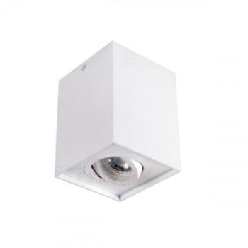 LED lámpatest ,  spot , GU10 , felületre szerelhető , billenthető , alumínium , matt fehér , GORD kép