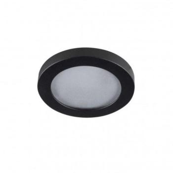 LED lámpatest , spot keret , süllyesztett , kerek , GU10 , fekete , IP44 , FLINI kép