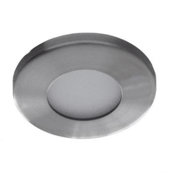 LED lámpatest , spot keret , süllyesztett , kerek , MR16 , GU10 , szatén nikkel, IP44 , Marin kép