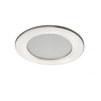 LED lámpatest , spot , süllyesztett , kerek , 4.5W , természetes fehér , szatén nikkel , IP44 , IVIAN kép