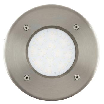 LED lámpatest , taposólámpa , talajba süllyesztett , 2,5W , kerek , meleg fehér , nemesacél , IP67 , EGLO , LAMEDO kép