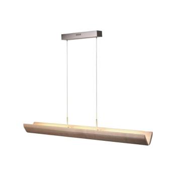 LED lógó lámpa Monterra, hosszúság 132 cm, barna, fa kép