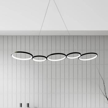 LED lógó világítás Olympia, fém, fekete, 4000 K kép