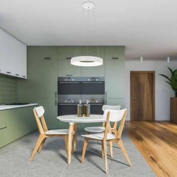 LED lógó világítás Ringlede, Ø 48 cm, fehér kép