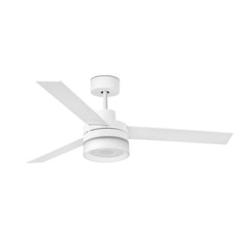 LED menny. ventilátor LED távoli hangsz. fehér/fa kép