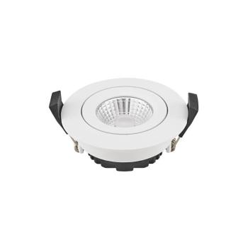 LED mennyezetbe süllyesztett spot Diled, Ø 8,5 cm, 6 W, 3000 K, fehér kép