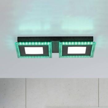 LED mennyezeti lámpa Acri CCT távirányító 44x20cm kép