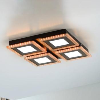 LED mennyezeti lámpa Acri CCT távirányító 44x44cm kép