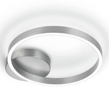 LED mennyezeti lámpa Anel-40, matt nikkel, direkt/indirekt kép