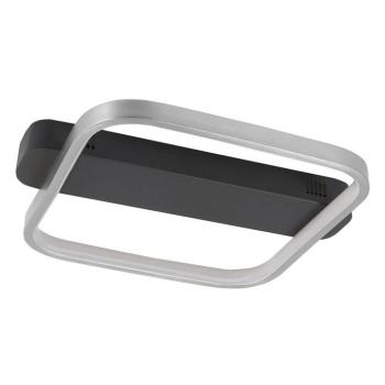 LED mennyezeti lámpa Ascona, fekete/nikkel, 20 W kép