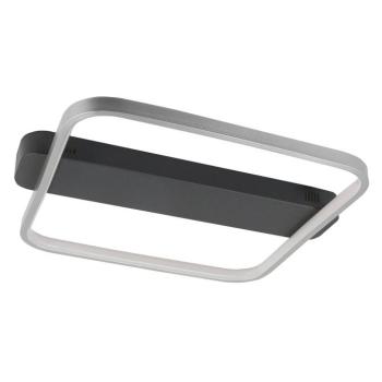 LED mennyezeti lámpa Ascona, fekete/nikkel, 28 W kép