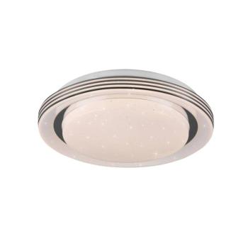 LED mennyezeti lámpa Atria, Ø 27 cm, fehér, műanyag, CCT kép