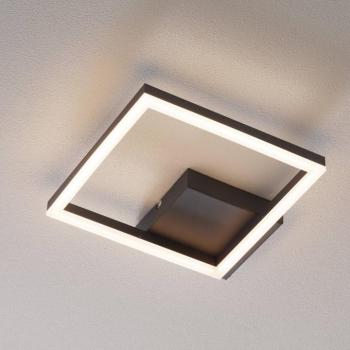 LED mennyezeti lámpa Bard, 27x27 cm, antracit kép