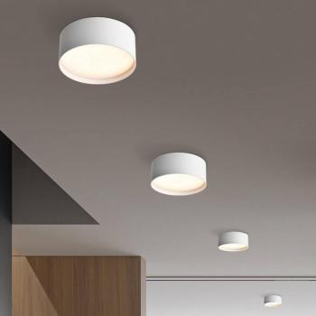 LED mennyezeti lámpa CMD 9093, Ø 12 cm, fehér, IP44, fém kép