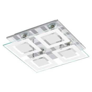 LED mennyezeti lámpa. GU10 4x3W króm / fehér alma kép