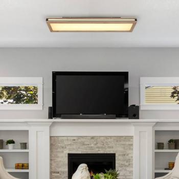 LED mennyezeti lámpa Karla téglalap alakú, hossza 80 cm kép
