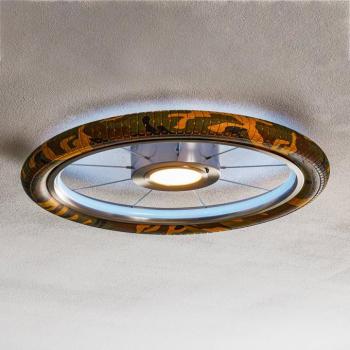 LED mennyezeti lámpa kerék, RGB, camouflage kép