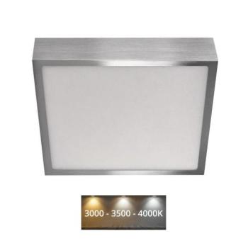  LED Mennyezeti lámpa LED/21W/230 3000/3500/4000K 22,5x22,5 cm króm  kép