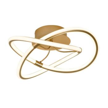 LED mennyezeti lámpa Lorra, arany kép