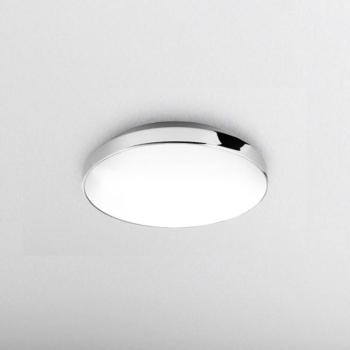 LED mennyezeti lámpa Malbona, krómozott keret, Ø 28,5 cm kép