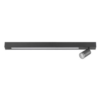  LED Mennyezeti lámpa PÁRIZS LED/24W/230V + 1xGU10/10W fekete  kép
