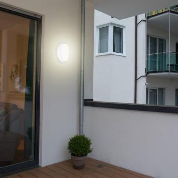 LED mennyezeti lámpa Pictor, kerek, védettségi osztály IP54 kép