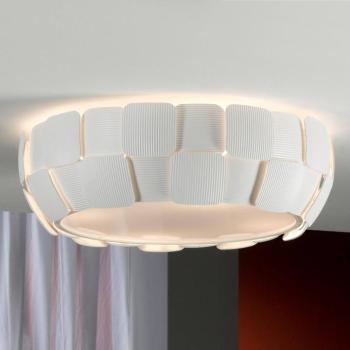LED mennyezeti lámpa Quios 3D optika kép