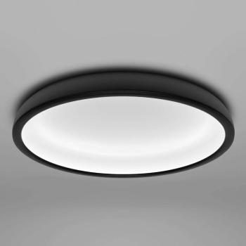 LED mennyezeti lámpa Reflexio, Ø 46cm, fekete kép