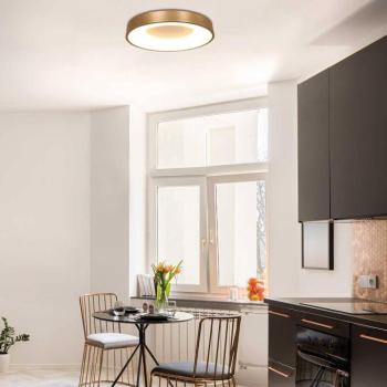 LED mennyezeti lámpa Ringlede 2,700 K Ø 48 cm arany kép