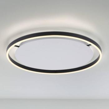 LED mennyezeti lámpa Ritus, Ø 58.5cm, antracit kép